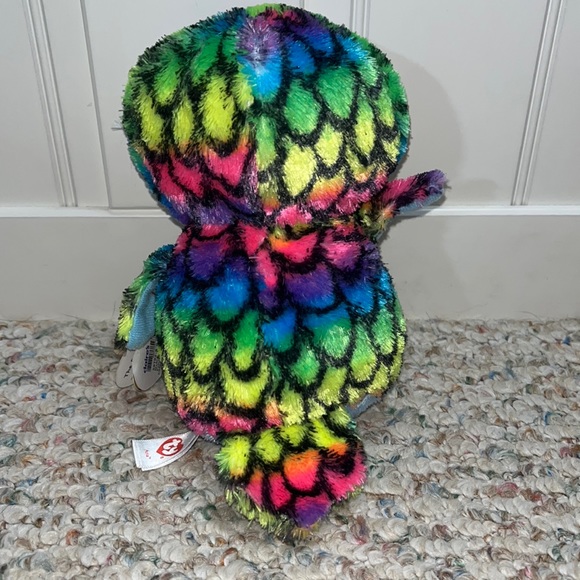 Rainbow owl Ty normal sized: ARIA - Picture 2 of 3